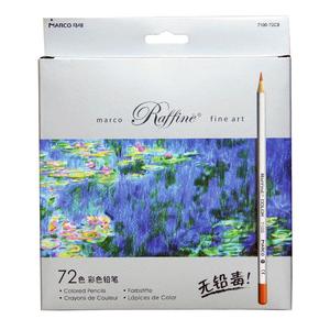 马可水溶性彩色铅笔48色72色油性彩铅专业手绘涂色填色彩笔套装 初学者美术绘画彩铅水溶性画笔水溶彩铅款