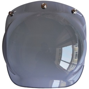 摩托车头盔/复古盔哈雷盔飞行盔三扣式镜片泡泡镜 片带架子可翻动