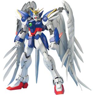 万代 MG 飞翼零式改EW天使 附支架 WINGZERO 1/100 高达拼装模型