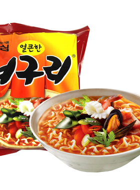 农心韩国辣味120g海鲜速食拉面