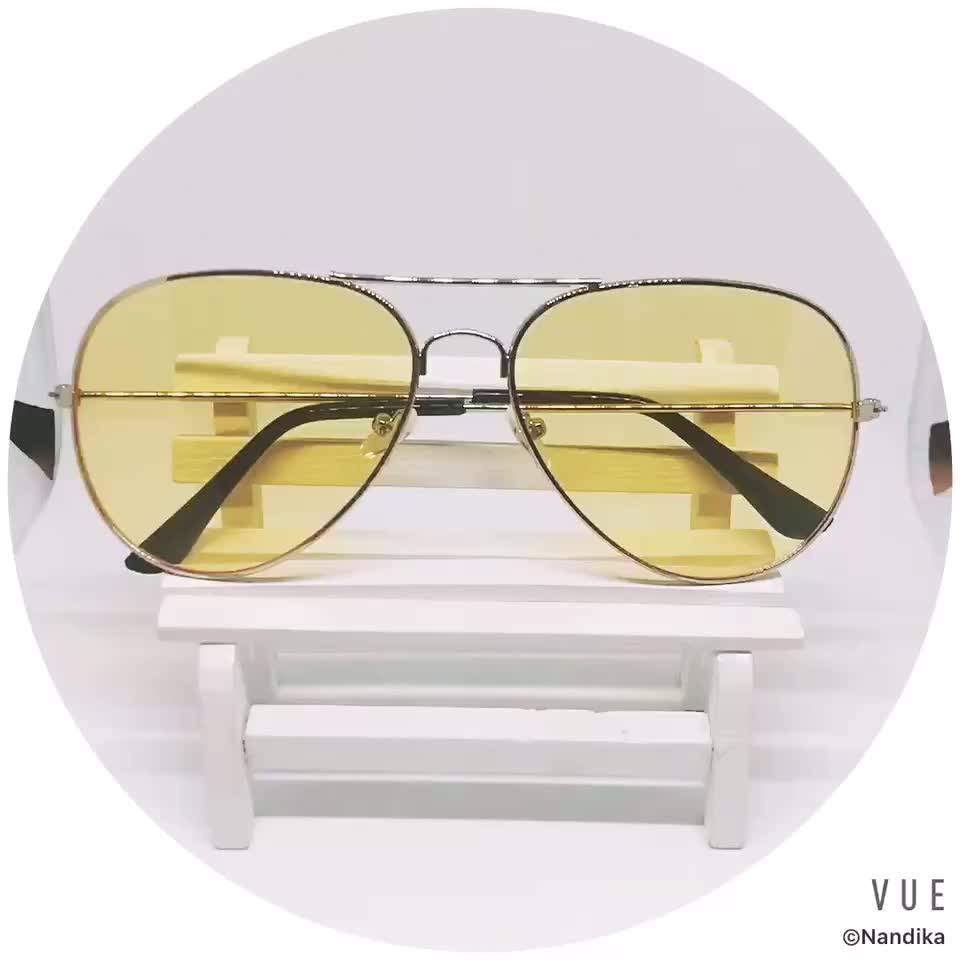 Night Visor Sun Glasses 2017 Cheap Yellow Color Lenses Airman