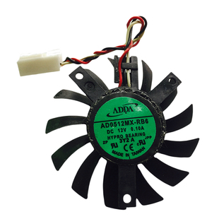 DFS500912M AD0512MX-RB6显卡风扇 直径4.7cm 孔距3.5*2.7cm 主板