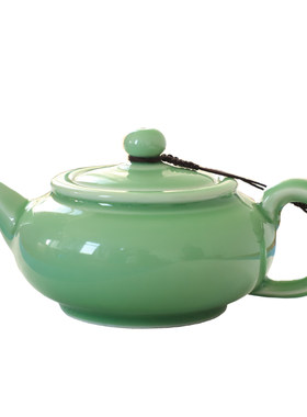 陶瓷冰裂纹大容量扁玉功夫茶具