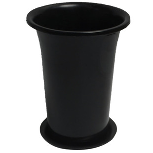 五个装兰花盆兰草专用花盆黑色塑料盆加高侧孔硬质耐用宝塔多层