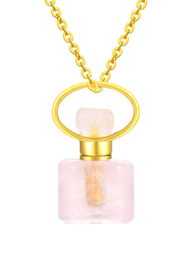 精油瓶升级版青春风香氛银项链