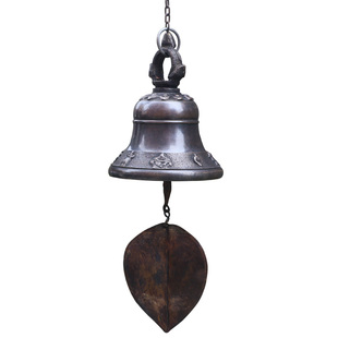 民宿装饰尼泊尔手工铜制户外小铃铛铜铃阳台屋檐挂饰门饰风铃