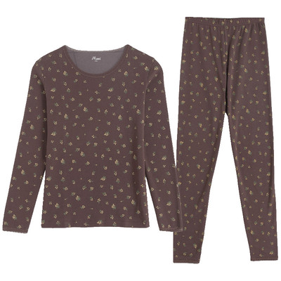 棉毛衫顶瓜瓜女全棉中厚内衣