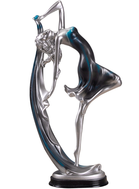 电视柜舞女客厅玄关欧式风摆件