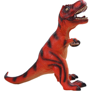 超大动物软塑胶恐龙玩具异特龙三角模型 蛇颈龙翼龙霸王龙剑龙