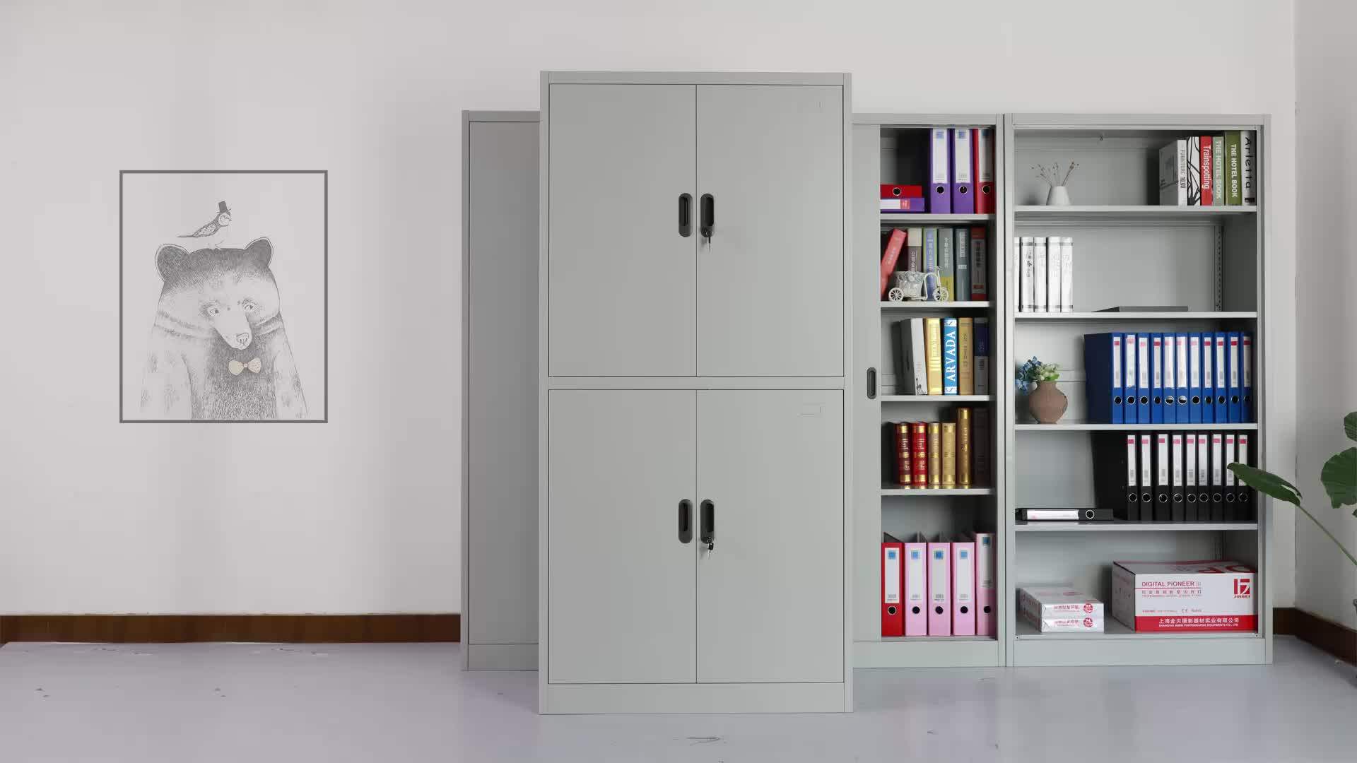 Office Furniture Equipment 2 Door Metal Cupboard Steel Storage Filing