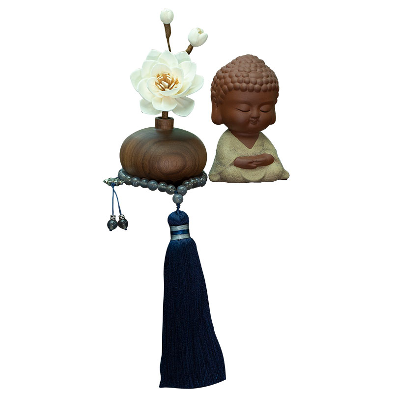 汽車擺件高檔大氣中控臺飾品網(wǎng)紅可愛佛系車載擺飾女神款車內(nèi)香薰