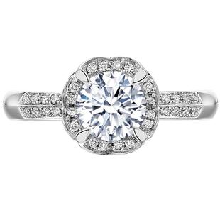 DRLOVE LINE简奢求婚钻戒1克拉结婚钻石戒指订婚铂金女戒A16001