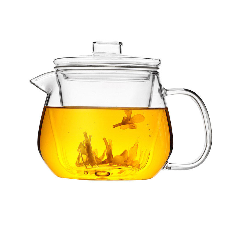 加厚耐热玻璃茶具套装带过滤
