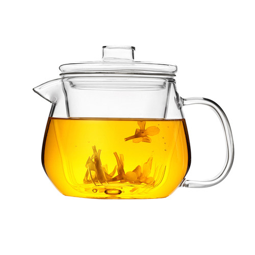 加厚耐热玻璃茶具套装三件式花茶壶带过滤花草功夫茶具水具花茶杯