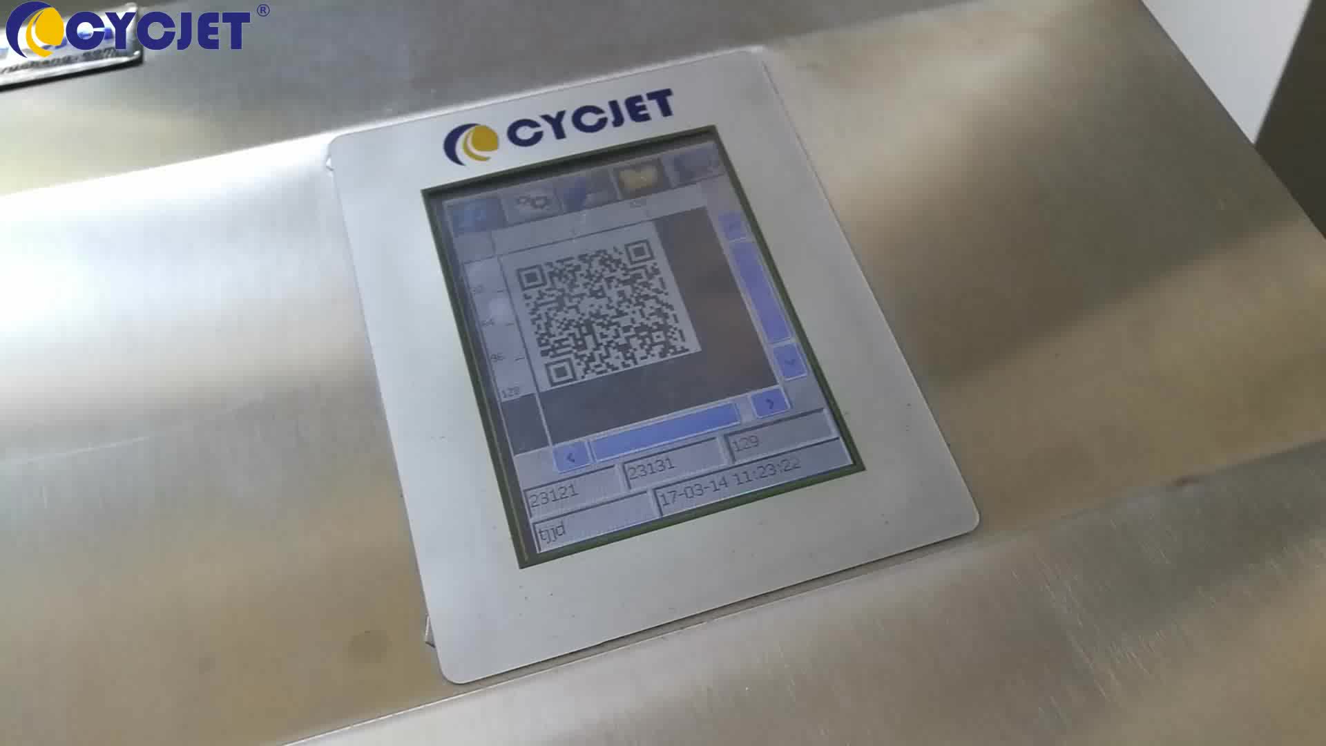 Cycjet Accuracy Shanghai Portable Desktop Bar Code Inkjet Printing