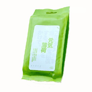 柯尤卡薄荷提神醒脑湿巾开车学习防瞌睡快速清醒消乏湿纸巾10包
