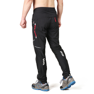 春夏季骑行裤男薄款山地车自行车骑行服速干大码休闲防水透气长裤