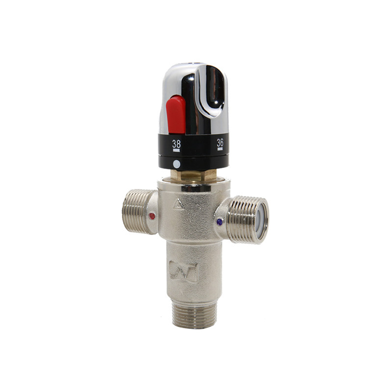 DN20电热水器明装全铜恒温混水阀