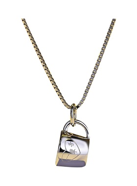 纯银情侣吊坠生日礼物锁骨链