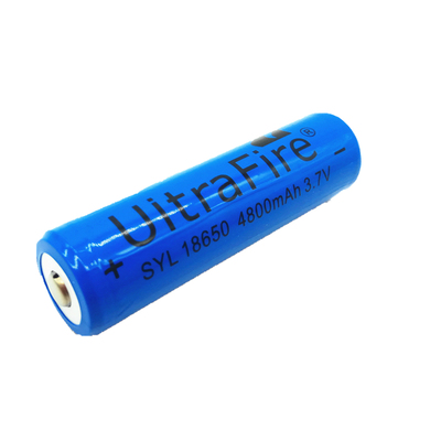 神火强光手电头灯专用锂电池18650带保护板锂电池尖头4800mah3.7v