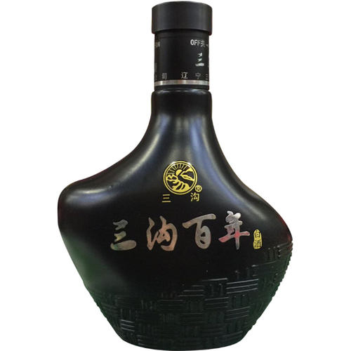 三沟 白酒 窖藏 52度500ml 浓香型 礼盒装 一瓶 三沟白酒
