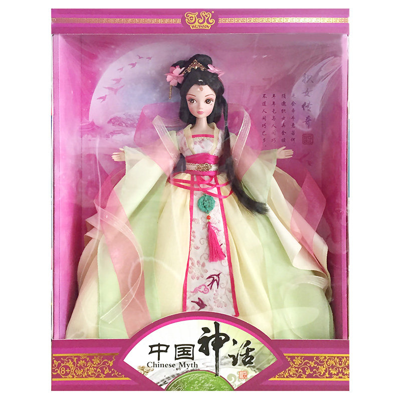 可儿娃娃中国神话织女传奇娃娃玩具女孩礼物儿童过家家玩具9105