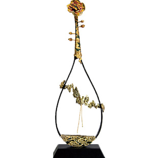 圣朗伦中式摆件珐琅彩摆件送礼领导罗比罗丹桌面轻奢装饰礼品摆件