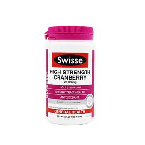 澳洲直邮Swisse蔓越莓片90粒 预防感染 泌i尿i系健康