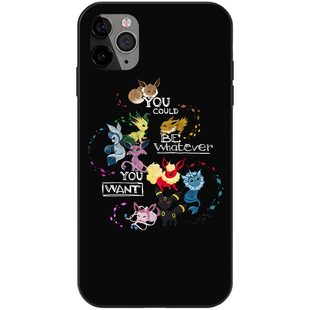 伊布进化原创个性宝可梦手机壳适用于iPhone16小米13玻璃12全包14苹果15ProMax神奇宝贝Plus安卓液态硅胶软壳