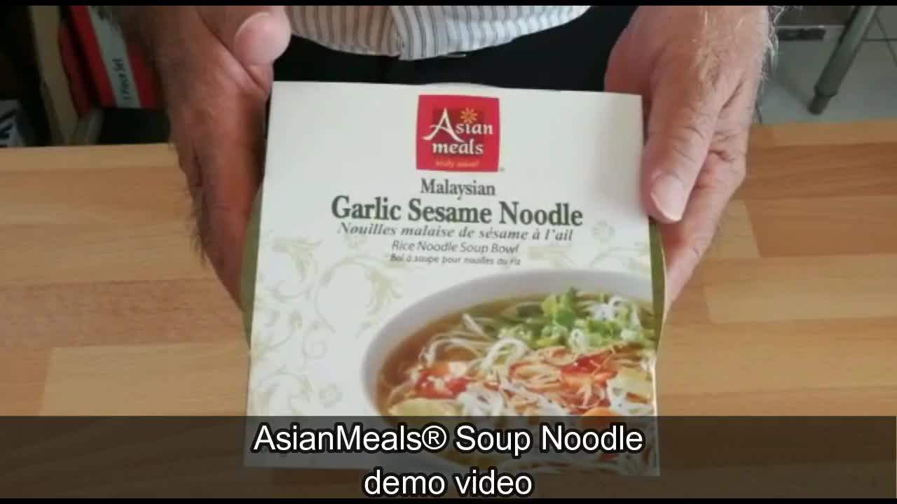 Asianmeals Malaysian Halal Shitake Mushroom Instant Rice Noodle Soup