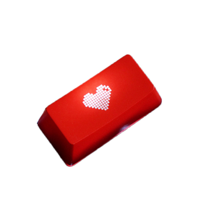 个性透光键帽回车红黑r4机械键盘