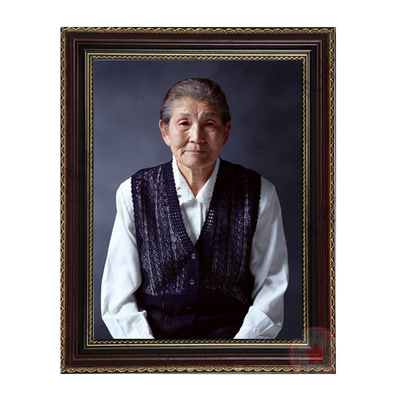 摆台老人挂墙任意尺寸实木相框