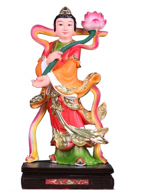 何仙姑树脂桃花30厘米包邮神像