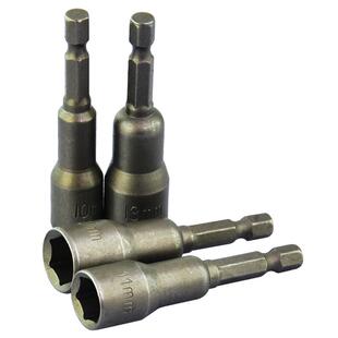 华丰巨箭风批套筒头子 外六角强磁电钻螺丝批头 磁性气动套筒套头