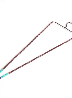 石榴石翡翠手工14k金佛牌链子