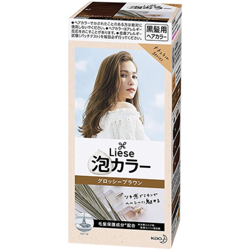 日本花王泡沫染发剂自己在家染发膏雾霾灰棕泡泡旗舰女黑茶色奶茶