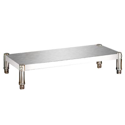 不锈钢一层落地厨房收纳置物架