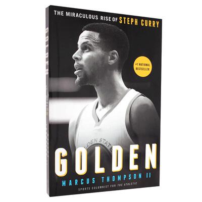 预售 斯蒂芬库里传记 英文原版 金子 Golden: The Miraculous Rise of Steph Curry 四届nba总冠军 勇士队库里自传