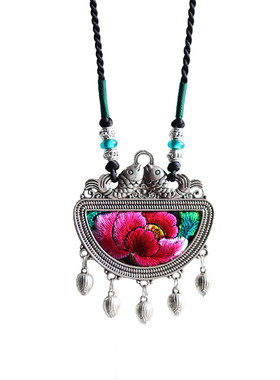 民族风棉麻挂件百搭长款衣服配饰