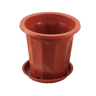塑料花盆高筒圆形兰草兰花盆大号特大号加厚悬崖简约特价清仓包邮