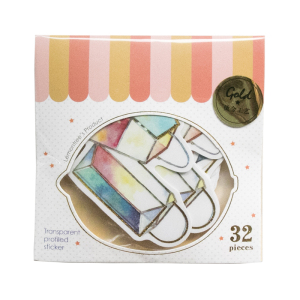 【现货】柠檬树 PVC烫金贴纸包 第三期 019醉流光