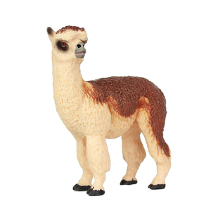 新款仿真草泥马公母羊驼模型野生动物塑料摆件玩偶儿童男孩玩具