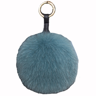 超大狐狸毛球挂件15厘米毛毛球包包挂饰毛绒饰品背包挂件包包挂件