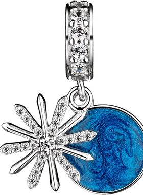 diy925银手链吊坠