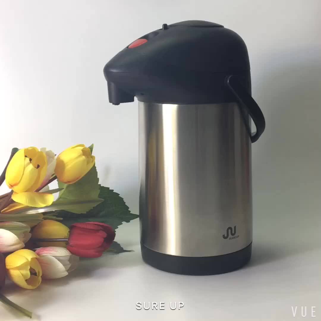 3litre Double Walled Pump Flask Thermos Stainless Steel Vacuum Pump