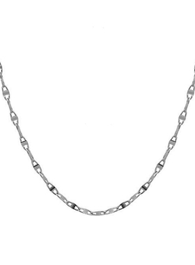 纯银短款结婚韩国加长元宝链