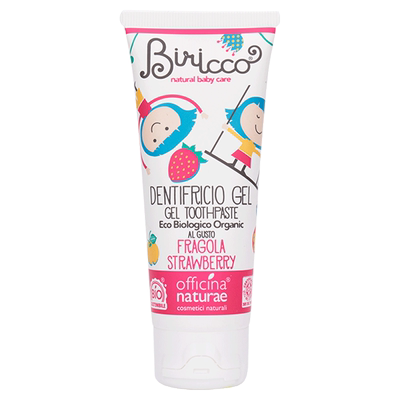 意大利-有机水果可吞咽婴儿童牙膏