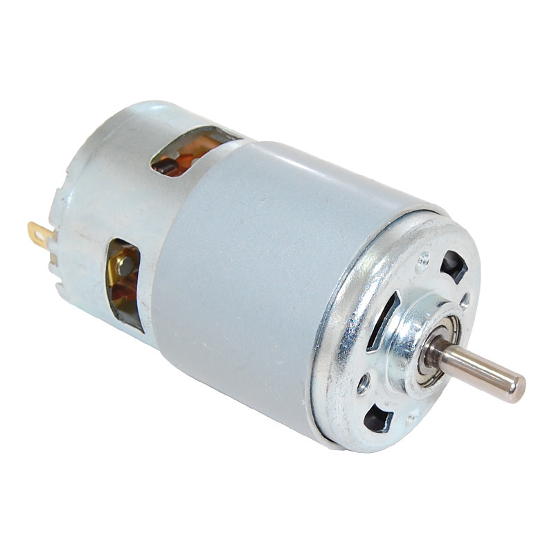775电机双滚珠轴承纯铜高速直流电机12V/24V小型园林修剪切割台钻
