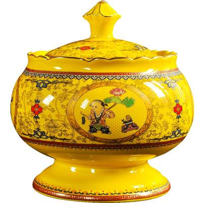 鼎艺陶瓷密封防潮定制普洱茶盒