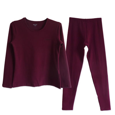 芬格兰加厚舒绒保暖秋衣秋裤女